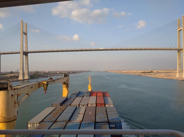 m/v "Crystal Vladivostok" - Voyage № 15-7TC: Suez canal passage